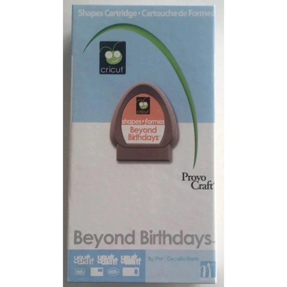 BEYOND BIRTHDAY Cricut Cartridge Retired New - Picture 2 of 4